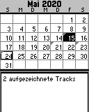 Garmin eTrex 10 Kalender